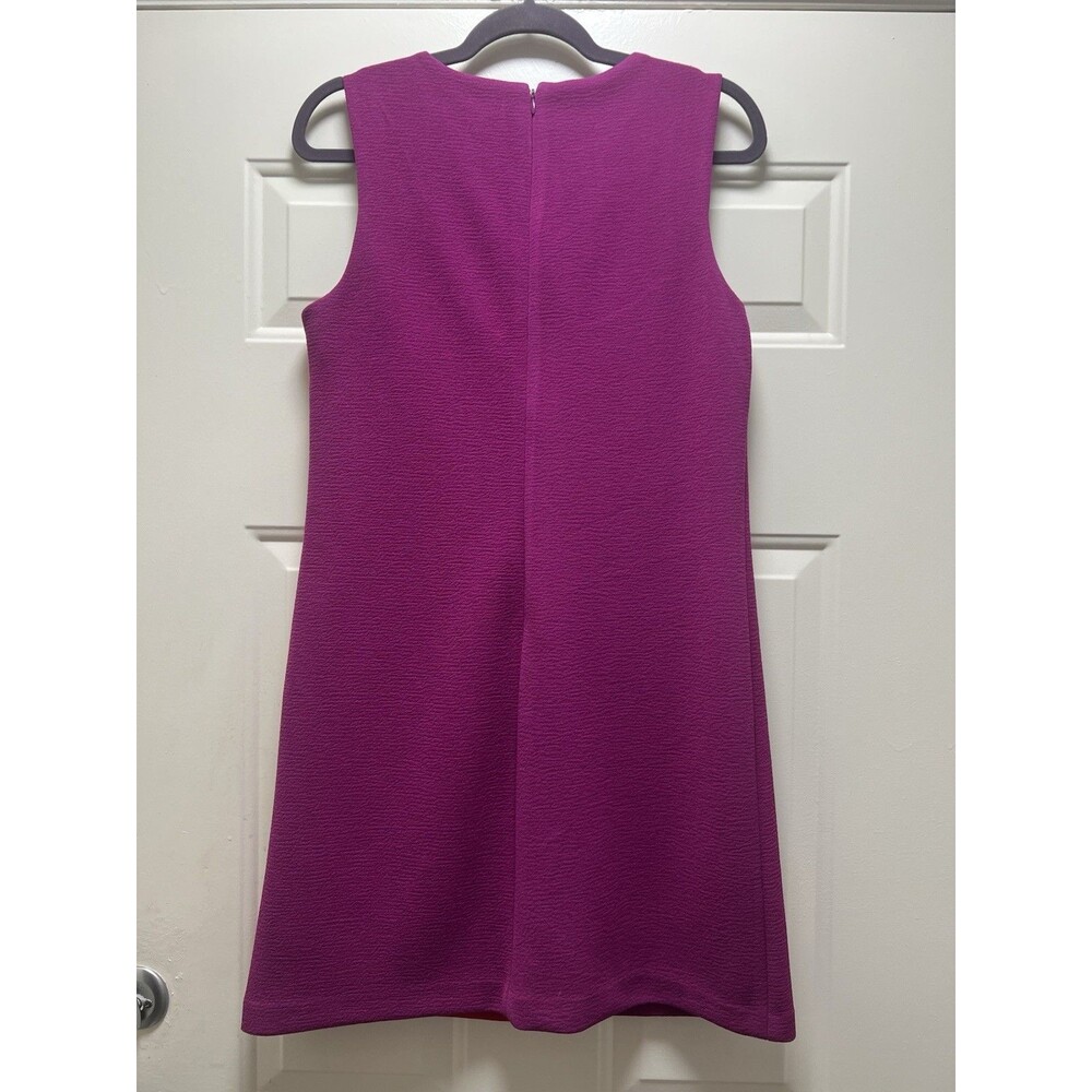 Betsey Johnson Shift Dress Sz 6  Pink Fuschia Red Retro Style NWOT - Picture 4 of 8